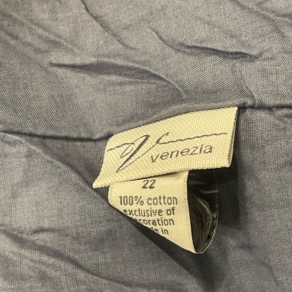 Y2K Venezia picnic plaid bubble pockets cotton skirt Sz 22 - Picture 5 of 10